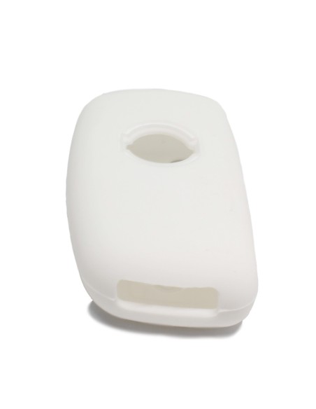 Guscio in Silicone Cover Chiave per Telecomando Nissan 2 Tasti Bianco Qashqai X-Trail Murano Maxima Altima Juke Geniss Quest Livina Tiida