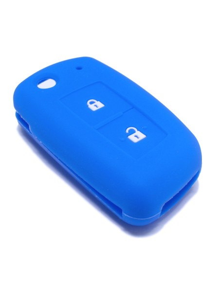 Guscio in Silicone Cover Chiave per Telecomando Nissan 2 Tasti Blu Qashqai X-Trail Murano Maxima Altima Juke Geniss Quest Livina Tiida