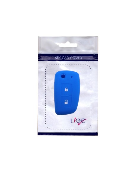 Guscio in Silicone Cover Chiave per Telecomando Nissan 2 Tasti Blu Qashqai X-Trail Murano Maxima Altima Juke Geniss Quest Livina Tiida