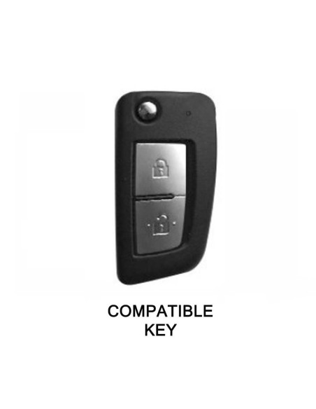 Guscio in Silicone Cover Chiave per Telecomando Nissan 2 Tasti Blu Qashqai X-Trail Murano Maxima Altima Juke Geniss Quest Livina Tiida
