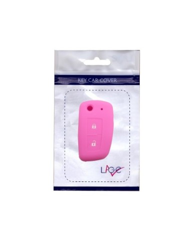 Guscio in Silicone Cover Chiave per Telecomando Nissan 2 Tasti Rosa Qashqai X-Trail Murano Maxima Altima Juke Geniss Quest Livina Tiida