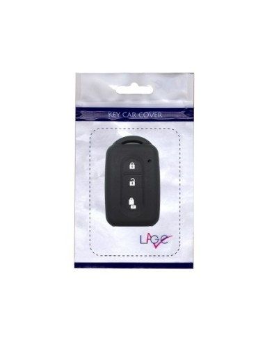 Guscio Silicone Cover Chiave Telecomando Nissan Nero Keyless-Entry 3 Tasti per Micra Qashqai Juke X-Trail Note Navara Tiida Pathfinder