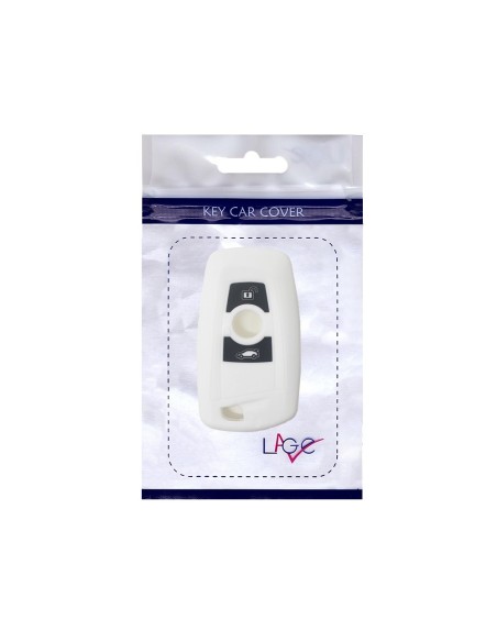 Guscio Silicone Cover Chiave per Telecomando BMW Bianco Keyless-Entry 3 Tasti Serie 1 3 4 5 6 7 Z4 X3 X4 X5 X6