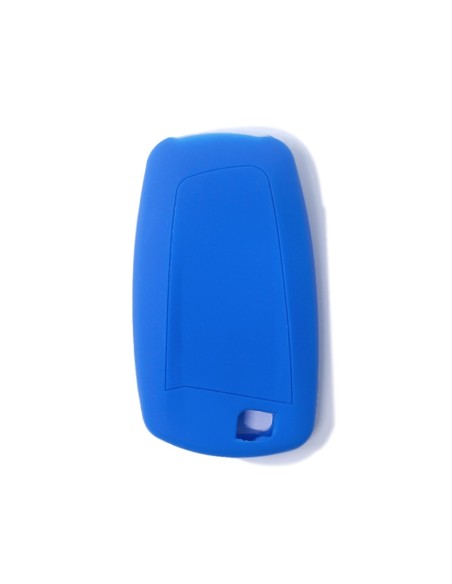 Guscio Silicone Cover Chiave per Telecomando BMW Blu Keyless-Entry 3 Tasti Serie 1 3 4 5 6 7 Z4 X3 X4 X5 X6