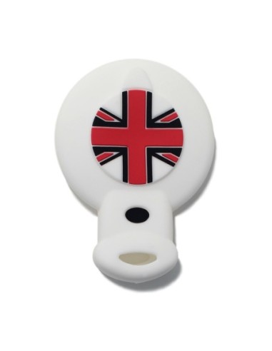 Guscio Silicone Cover Chiave per Telecomando Mini Portachiavi Bianco  One Cooper D S SD Countryman Cabrio John Clubman