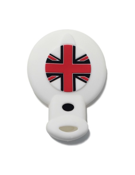 Guscio Silicone Cover Chiave per Telecomando Mini Portachiavi Bianco  One Cooper D S SD Countryman Cabrio John Clubman