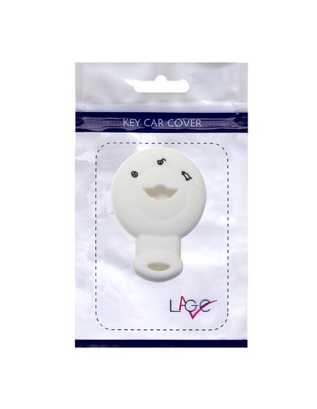 Guscio Silicone Cover Chiave per Telecomando Mini Portachiavi Bianco  One Cooper D S SD Countryman Cabrio John Clubman