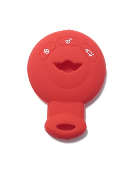 Guscio in Silicone Cover Chiave per Telecomando Mini Portachiavi Rosso One Cooper D S SD Countryman Cabrio John Clubman