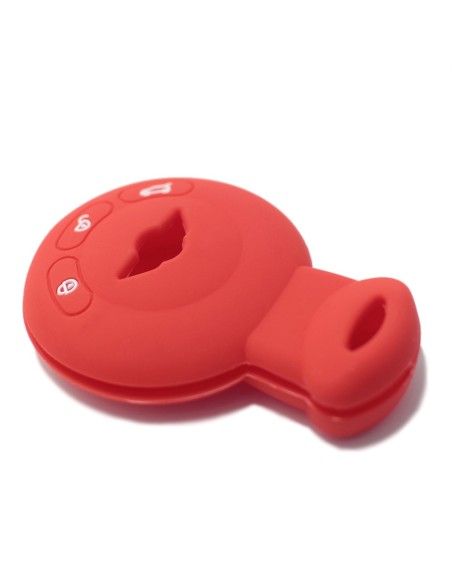Guscio in Silicone Cover Chiave per Telecomando Mini Portachiavi Rosso One Cooper D S SD Countryman Cabrio John Clubman