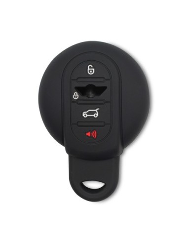 Guscio in Silicone con Bandiera UK Cover Chiave per Telecomando 4 Tasti per Mini Cooper, One, Clubman, Countryman, Cabrio