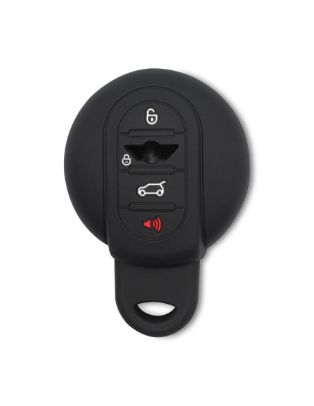 Guscio in Silicone con Bandiera UK Cover Chiave per Telecomando 4 Tasti per Mini Cooper, One, Clubman, Countryman, Cabrio