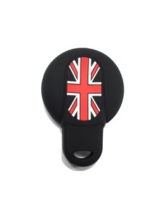 Guscio Silicone Cover Chiave per Telecomando Mini Portachiavi 4 Tasti Nero per Cooper One Cooper S Cooper D Cooper SD (F55) Clubman John Cooper Works (F56) Countryman Cabrio (F57) 2