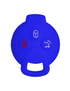 Guscio Silicone Cover Chiave Telecomando Mercedes Benz Smart 451 Blu  ForTwo ForFour Roadster Crossblade City Coupe City Cabrio