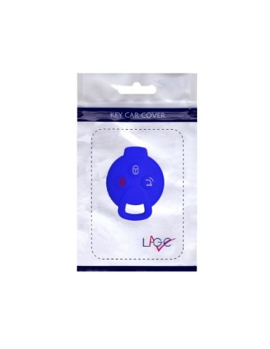 Guscio Silicone Cover Chiave Telecomando Mercedes Benz Smart 451 Blu  ForTwo ForFour Roadster Crossblade City Coupe City Cabrio