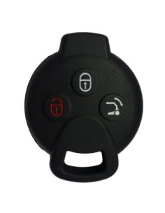 Guscio Silicone Cover Chiave Telecomando Mercedes Benz Smart 451 Nero ForTwo ForFour Roadster Crossblade City Coupe City Cabrio
