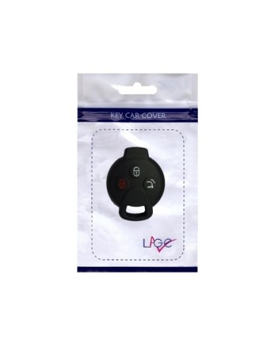 Guscio Silicone Cover Chiave Telecomando Mercedes Benz Smart 451 Nero ForTwo ForFour Roadster Crossblade City Coupe City Cabrio