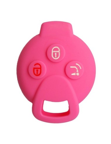 Guscio Silicone Cover Chiave Telecomando Mercedes Benz Smart 451 Rosa ForTwo ForFour Roadster Crossblade City Coupe City Cabrio
