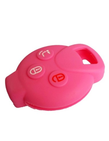 Guscio Silicone Cover Chiave Telecomando Mercedes Benz Smart 451 Rosa ForTwo ForFour Roadster Crossblade City Coupe City Cabrio