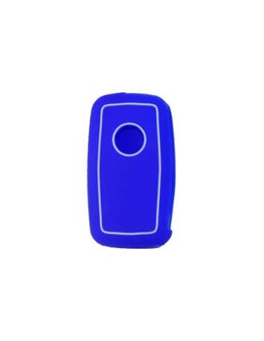 Guscio in Silicone Cover Chiave per Telecomando Volkswagen Seat Skoda Portachiave Blu VW Golf Passat Polo Touran Tiguan Eos Sharan Touareg Phateon Caddy T5 Amarok Lupo Seat Altea Alhambra Leon Ibiza Exeo Cordoba Arosa Skoda Octavia Fabia Superb Roomster