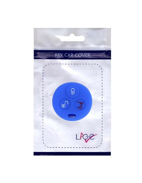 Guscio Silicone Cover Chiave per Telecomando Mercedes Benz Smart Blu  ForTwo 450 Roadster Crossblade City Coupe City Cabrio