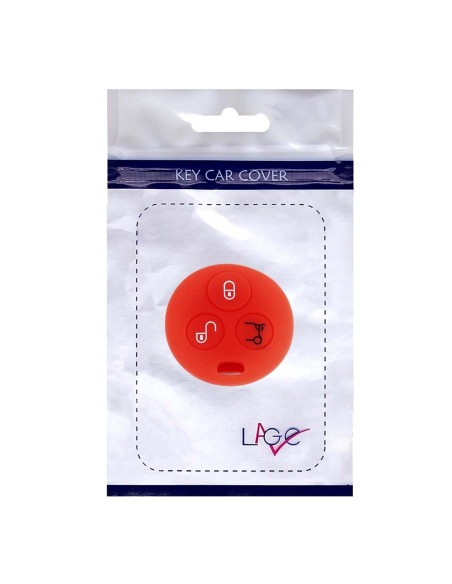 Guscio Silicone Cover Chiave per Telecomando Mercedes Benz Smart Rosso ForTwo 450 Roadster Crossblade City Coupe City Cabrio