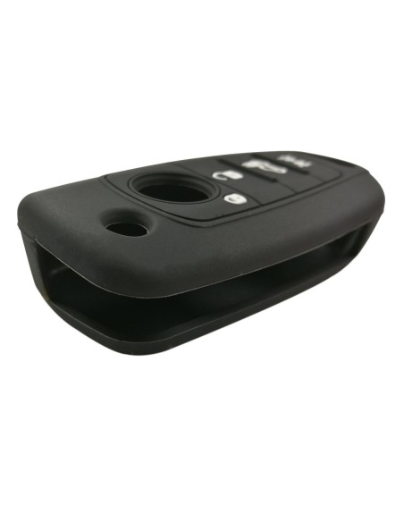 Cover per Chiave Fiat 500X Guscio in silicone Telecomando 4 Tasti Nero Copertina