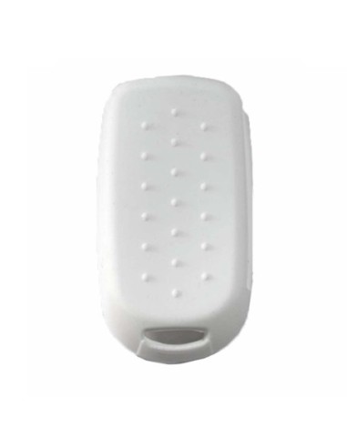 Guscio in Silicone Cover Chiave per Telecomando Fiat 500 500X Tipo 4 Tasti Bianco