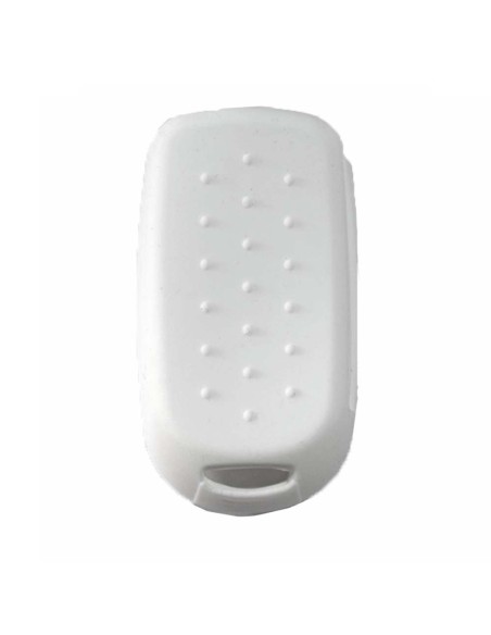 Guscio in Silicone Cover Chiave per Telecomando Fiat 500 500X Tipo 4 Tasti Bianco