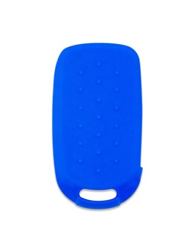 Guscio in Silicone Cover Chiave per Telecomando Fiat 500 500X Tipo 4 Tasti Blu