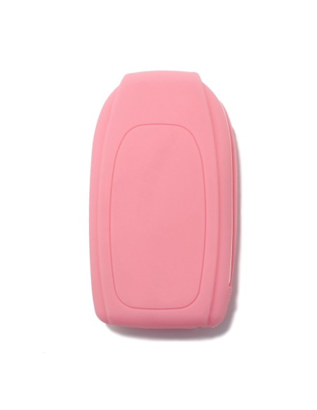 Guscio in Silicone Cover Chiave per Telecomando Volvo Portachiavi Rosa 5 Tasti V40 V70 C70 S40 S60 S70 S80 XC70 XC90