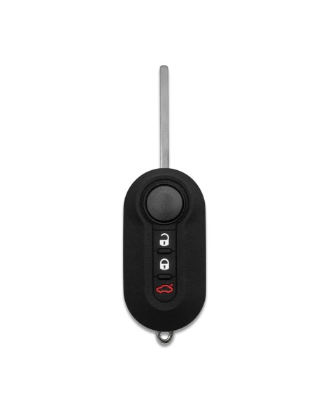 Guscio copri chiave Don't touch my Key cover accessorio portachiavi 3 tasti in silicone compatibile con Fiat 500, Panda, Punto, Bravo e Lancia Ypsilon, Delta