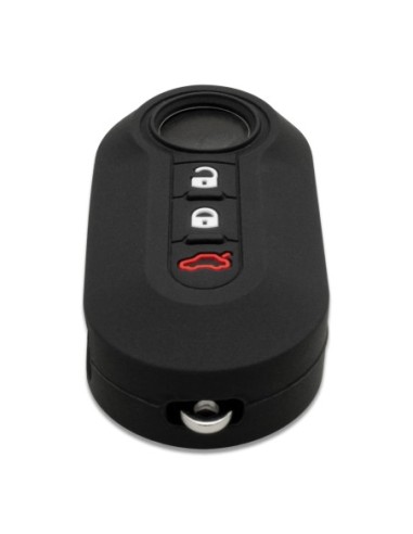 Guscio copri chiave Don't touch my Key cover accessorio portachiavi 3 tasti in silicone compatibile con Fiat 500, Panda, Punto, Bravo e Lancia Ypsilon, Delta