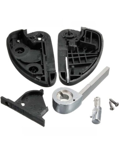 Ricambio Chiave per Telecomando Alfa Romeo 147 156 159 164 166 Spider Brera Giulia Mito GTV GT Guscio con Lama 2 Tasti
