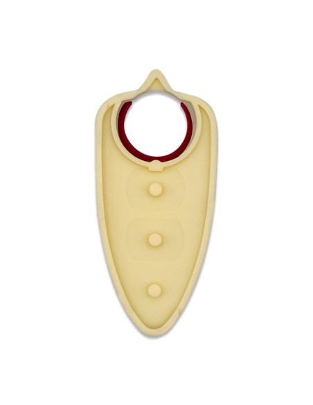 Pulsanti di Ricambio in Silicone Chiave Telecomando 3 Tasti Alfa Romeo MiTo Giulietta Brera 159 Rosso