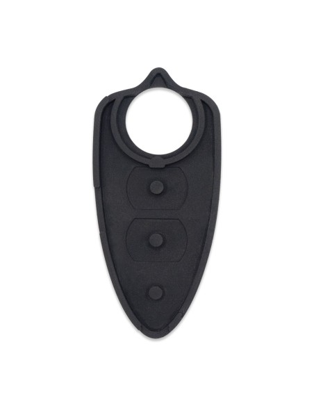 Pulsanti di Ricambio in Silicone Chiave Telecomando 3 Tasti Alfa Romeo MiTo Giulietta Brera 159 Nero con Tasti Bianchi