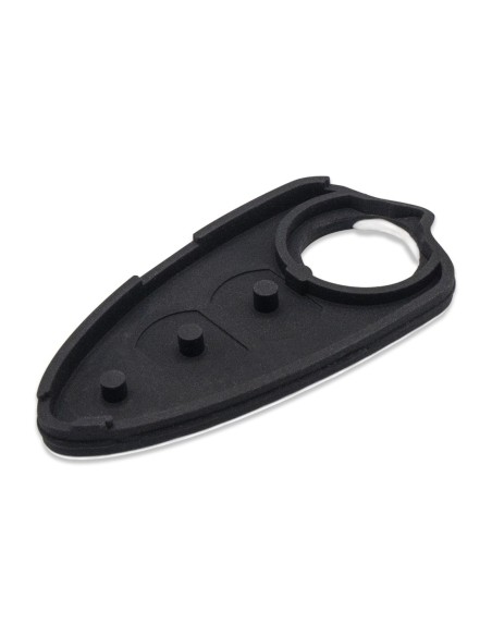 Pulsanti di Ricambio in Silicone Chiave Telecomando 3 Tasti Alfa Romeo MiTo Giulietta Brera 159 Nero con Tasti Bianchi