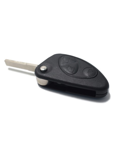 Ricambio Chiave per Telecomando Alfa Romeo 145 146 147 156 159 164 166 GTV GT GTA Spider Alfetta Brera Giulia GT Guscio con Lama 3 Tasti