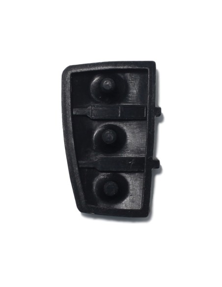 Pulsanti di Ricambio in Silicone per Chiave Telecomando 3 Tasti Audi A1 A3 A4 A6 A8 TT Q5 Q7 R8 S4 S6 Nero