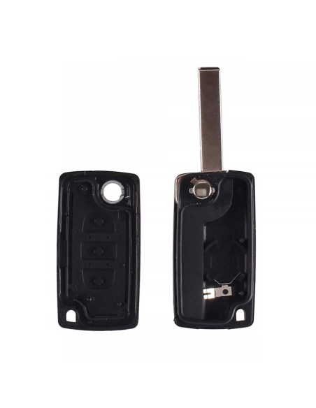 Ricambio Chiave per Telecomando Citroen C2 C3 C4 C5 C6 C8 Xsara Picasso Guscio con Lama 3 Tasti