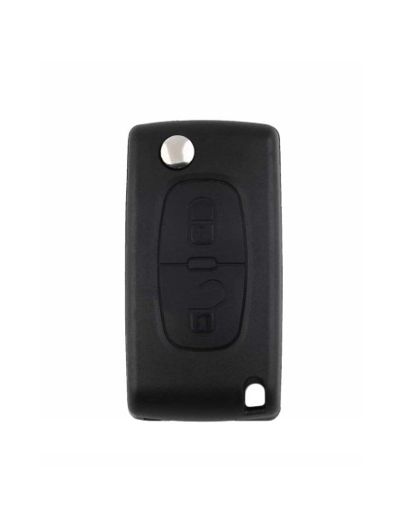 Ricambio Chiave 2 Tasti Guscio con Lama per Telecomando Citroen Nero  C1 C2 C3 C4 C5 Picasso Berlinga