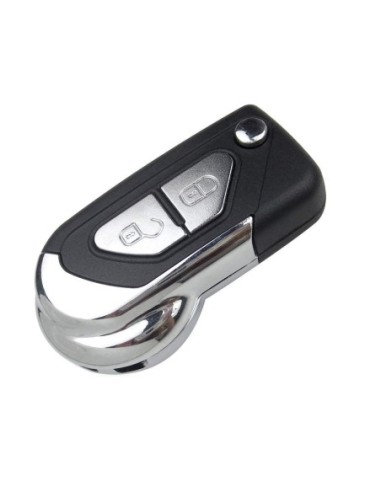 Ricambio Chiave per Telecomando Citroen DS3 C3 C4 C5 Guscio con Lama a 2 Tasti