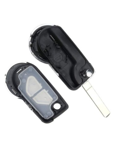 Ricambio Chiave per Telecomando Citroen DS3 C3 C4 C5 Guscio con Lama a 2 Tasti