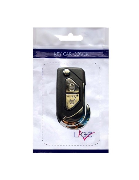 Ricambio Chiave per Telecomando Citroen DS3 C3 C4 C5 Guscio con Lama a 2 Tasti