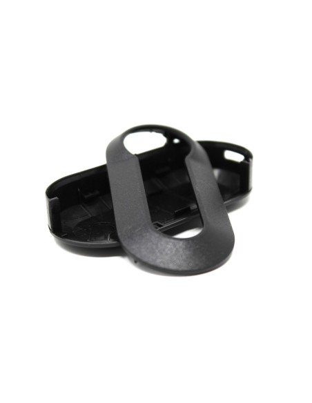 Guscio in Plastica Rigida Cover Chiave per Telecomando Fiat Grande Punto Evo Panda Bravo Stilo 500 L e Lancia Y Delta Musa Nero