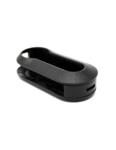 Guscio in Plastica Rigida Cover Chiave per Telecomando Fiat Grande Punto Evo Panda Bravo Stilo 500 L e Lancia Y Delta Musa Nero
