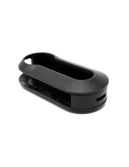 Guscio in Plastica Rigida Cover Chiave per Telecomando Fiat Grande Punto Evo Panda Bravo Stilo 500 L e Lancia Y Delta Musa Nero