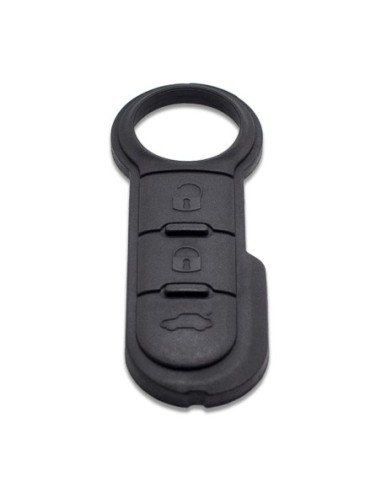 Pulsanti di Ricambio per Chiave Telecomando Fiat Grande Punto Evo Panda Bravo Stilo 500 Lancia Y Delta Musa Nero