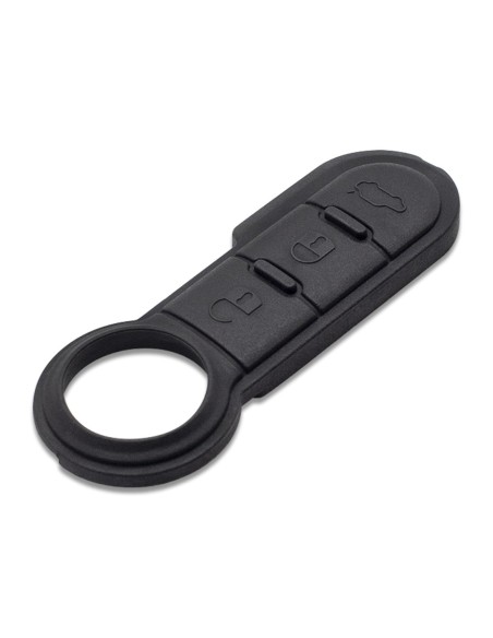 Pulsanti di Ricambio per Chiave Telecomando Fiat Grande Punto Evo Panda Bravo Stilo 500 Lancia Y Delta Musa Nero