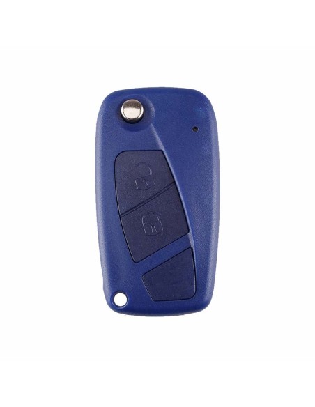 Ricambio Chiave per Telecomando Fiat Blu 3 Tasti Guscio con Lama Panda Grande Punto Bravo Stilo Ducato Ulysse Doblò