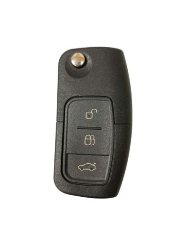 Ricambio Chiave per Telecomando Ford Focus Mondeo Fusion Fiesta Ka Kuga S-Max C-Max Galaxy Guscio con Lama 3 Tasti